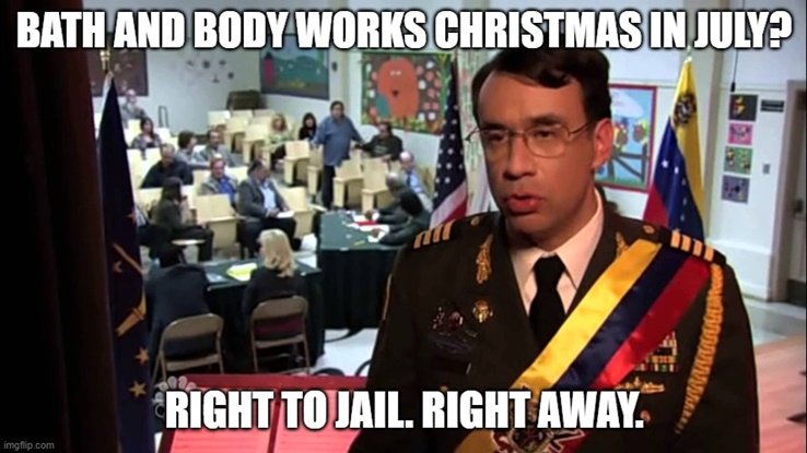 Bathtub and Physique Works Christmas in July Ought to Be Unlawful