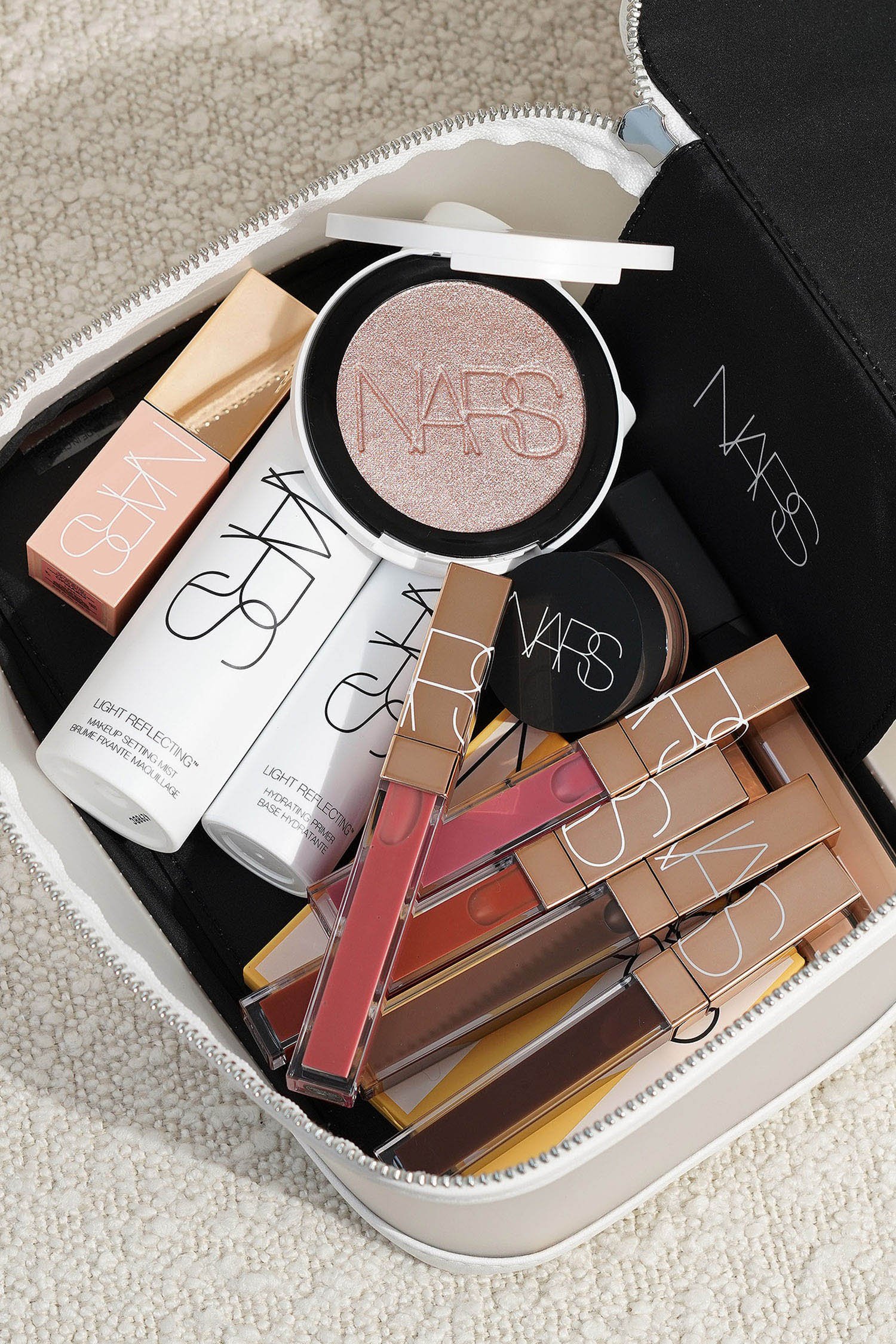 NARS Gentle Reflecting Luminizing Powder + Afterglow Lip Shine (New Shades)